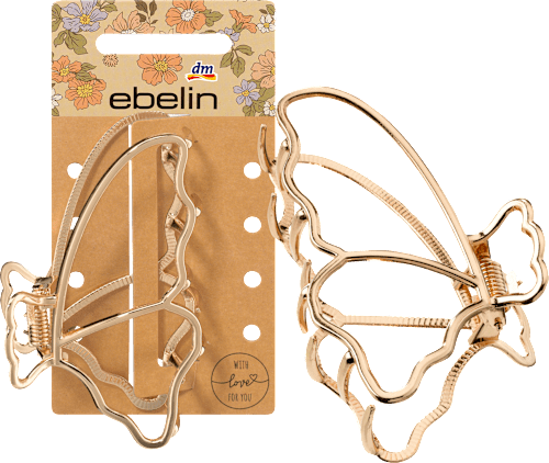 Haarklammer Shiny Gold-Optik ebelin