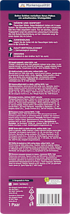 Einlegesohlen Wollplüschsohlen Gr. 38/39, (1 Paar) Balea