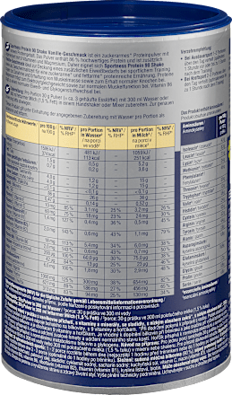 Proteínový prášok s&nbsp;vanilkovou príchuťou Sportness