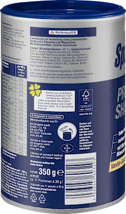 Proteínový prášok s&nbsp;vanilkovou príchuťou Sportness