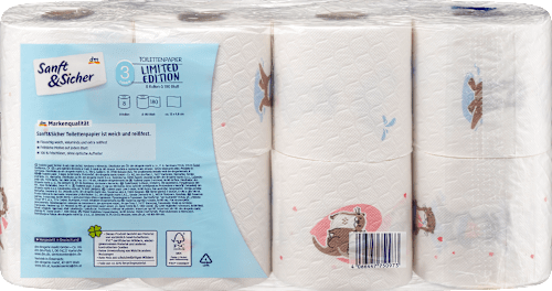 Toilettenpapier Saison 3lagig 8x180 Blatt Sanft&Sicher