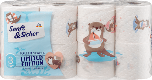 Toilettenpapier Saison 3lagig 8x180 Blatt Sanft&Sicher