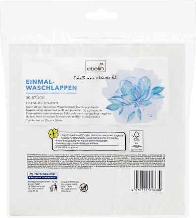 Einmalwaschlappen ebelin