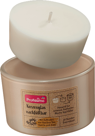 Duftkerze Refill Glas klein  Profissimo