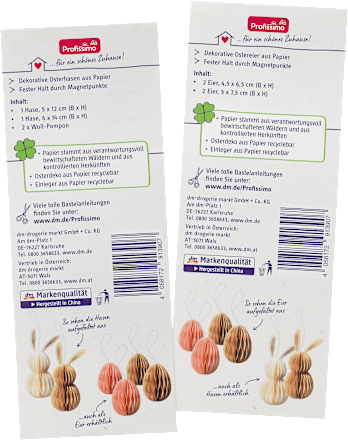 Osterdeko aus Wabenpapier Profissimo