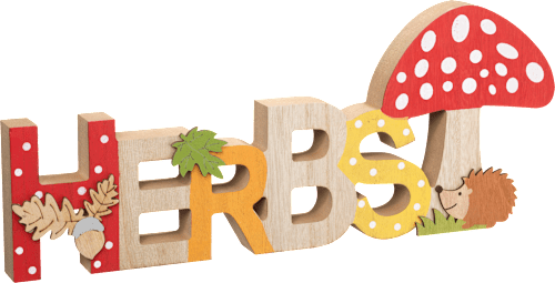 Holzschriftzug Herbst  BOLTZE