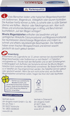 Magentabletten Mivolis
