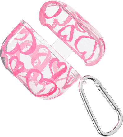 Kopfhörer-Case mit Herz-Print ebelin