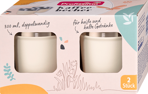 Kaffeebecher, creme Profissimo