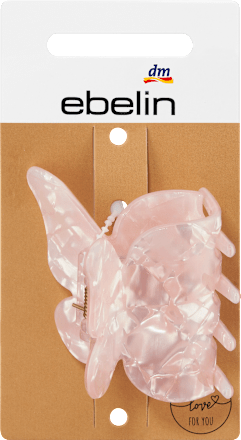 Haarspange Schmetterling rosa ebelin