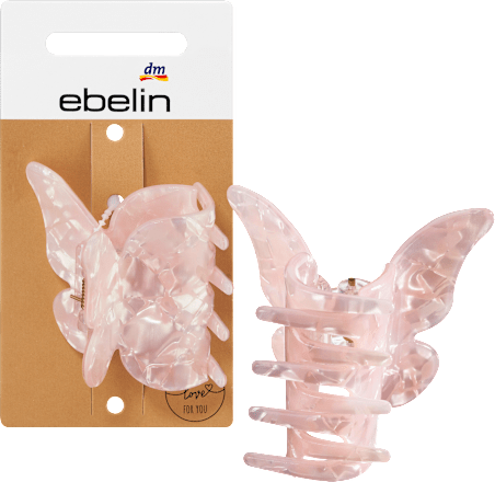 Haarspange Schmetterling rosa ebelin