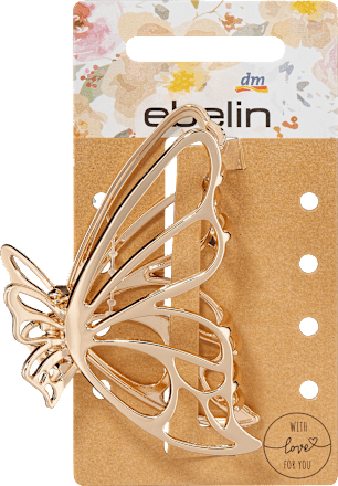 Haarklammer Metall Schmetterling Gold-Optik ebelin