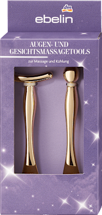 Augen- und Gesichtsmassagetool Set 2tlg Midnight Glow ebelin