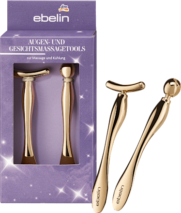 Augen- und Gesichtsmassagetool Set 2tlg Midnight Glow ebelin