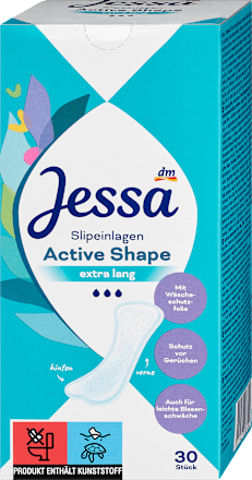 Salvaslip Active Shape, extra lunghi Jessa