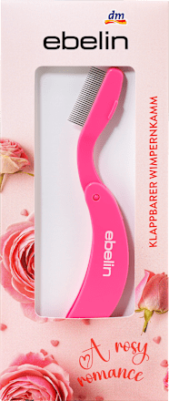 Klappbarer Wimpernkamm A rosy Romance ebelin