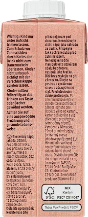 Napój owsiany truskawkowy, 1+ dmBio