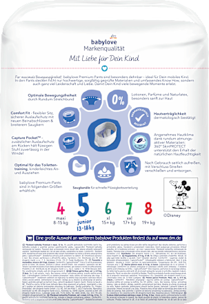 Scutece chiloţel numărul 5 babylove