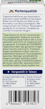 Tageslinsen -5,50 VISIOMAX