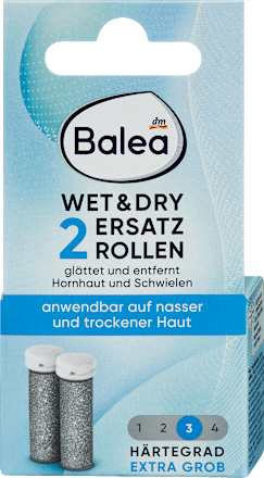 Elektromos bőrreszelő pótgörgő Wet & Dry, extra érdes Balea