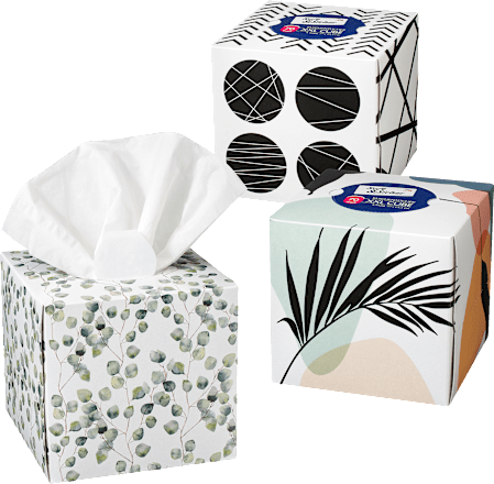 Taschentücher Würfelbox XXL 4-lagig Soft&Sicher