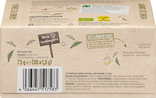 Grüner Tee Sencha (50 Beutel) dmBio