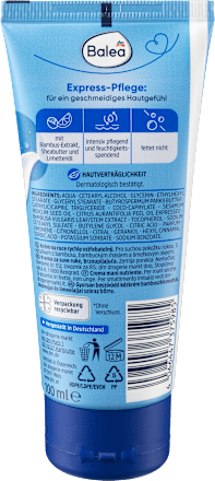 Handcreme schnell einziehend, trockene Haut Balea