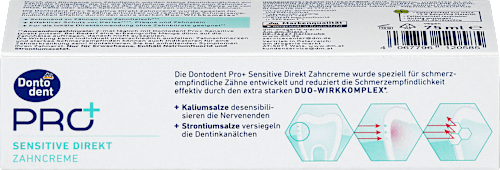 Pasta do zębów Sensitive Direkt Dontodent PRO+