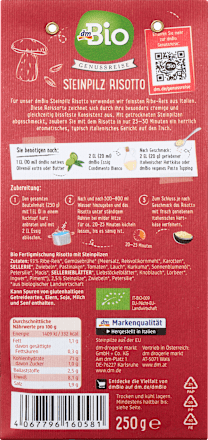 Risotto mit Steinpilzen dmBio