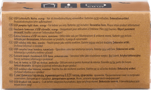 LED Lichterkette Kürbis (20er) Dekorieren & Einrichten