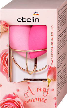 Make-up Eier mit Halterung A rosy Romance ebelin