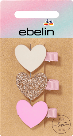 Haarclips mit Herz Applikation ebelin