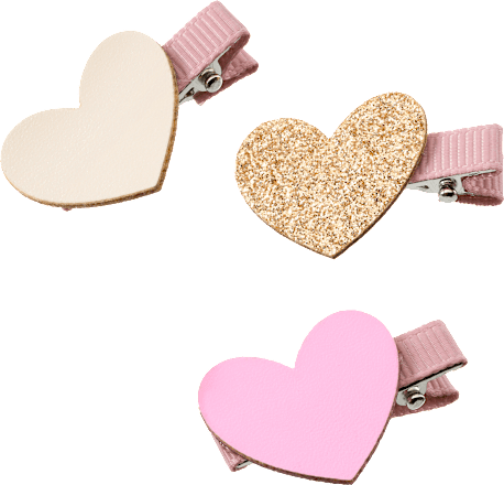 Haarclips mit Herz Applikation ebelin