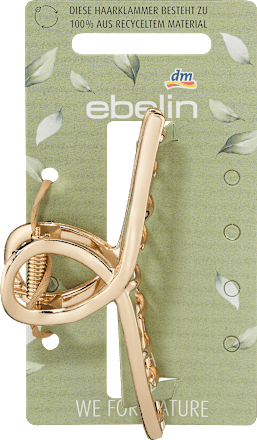 Haarklammer Gold-Optik aus recyceltem Metall ebelin