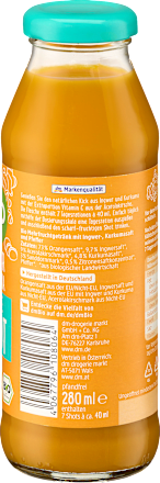 Organski napitak - đumbir i kurkuma sa sokom pomorandže i kašom acerola višnje dmBio