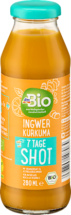 Organski napitak - đumbir i kurkuma sa sokom pomorandže i kašom acerola višnje dmBio