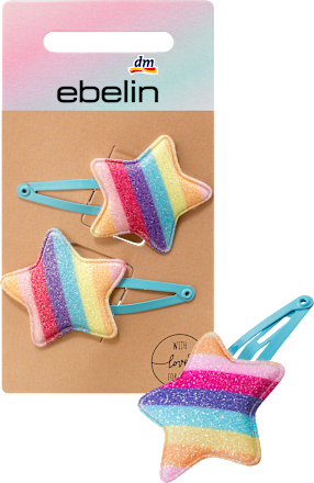 Haarclips Sterne ebelin