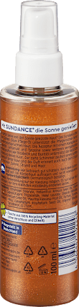 Olje za nego kože po sončenju z bleščicami sundance
