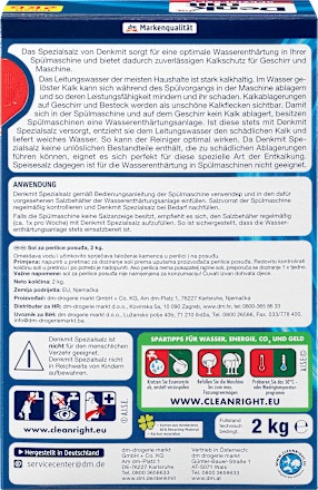 Spülmaschinen-Salz Spezial Denkmit