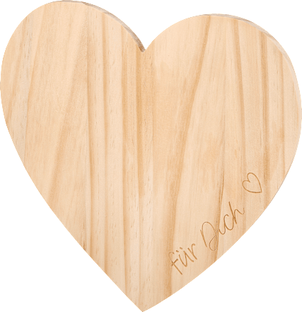 Holzbrett "für Dich", Herzform Dekorieren & Einrichten