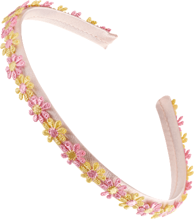 Haarreif mit Blumen-Applikation ebelin