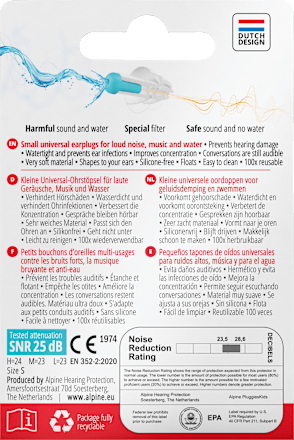 Ohrstöpsel Pluggies Kids ALPINE