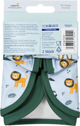 Lätzchen blau/grün babylove