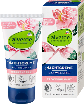 Noćna krema za lice – divlja ruža alverde NATURKOSMETIK
