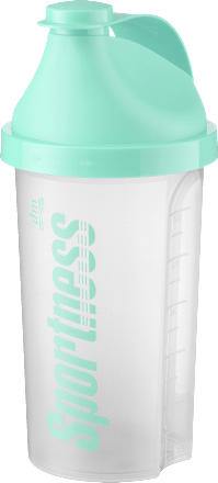 Shaker za pripravo napitkov, mint (500 ml) Sportness