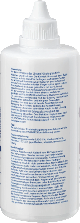 Kontaktlinsen-Pflegemittel Kombilösung mit Hyaluron VISIOMAX