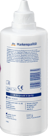 Kontaktlinsen-Pflegemittel Kombilösung mit Hyaluron VISIOMAX