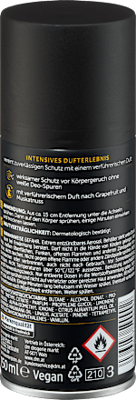 Deodorante spray uomo Golden Intense Balea MEN