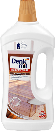 Bodenreiniger Parkettpflege mit Carnaubawachs Denkmit