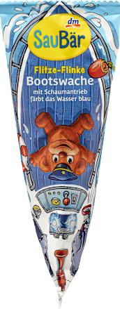 Kinder Badezusatz Flitze-Flinke Bootswache blau SauBär